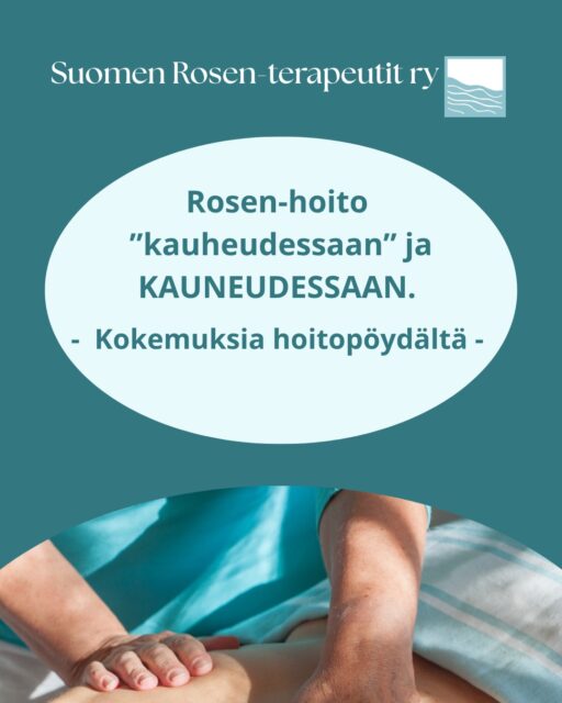 #rosenhoito #rosenmenetelmä #rosenmetodi #kehoterapia #kehomieli #kehotietoisuus #suomenrosenterapeutitry #rosenhoitaja #rosenharjoitusjaksolainen